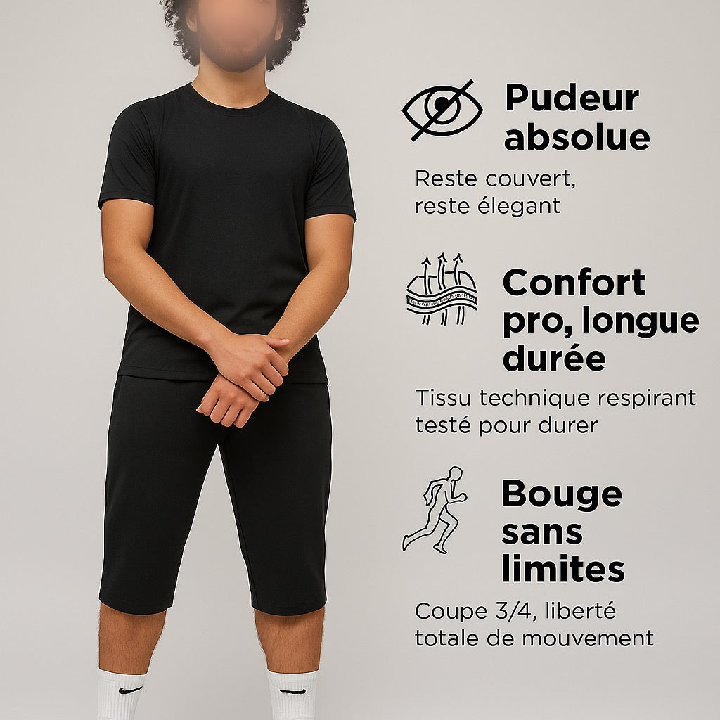 Pantacourt Cache Awra – Confort, Extensible & Sport